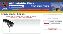 Desktop Screenshot of affordableplusplumbing.com